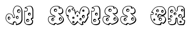 JI Swiss Cheese font preview
